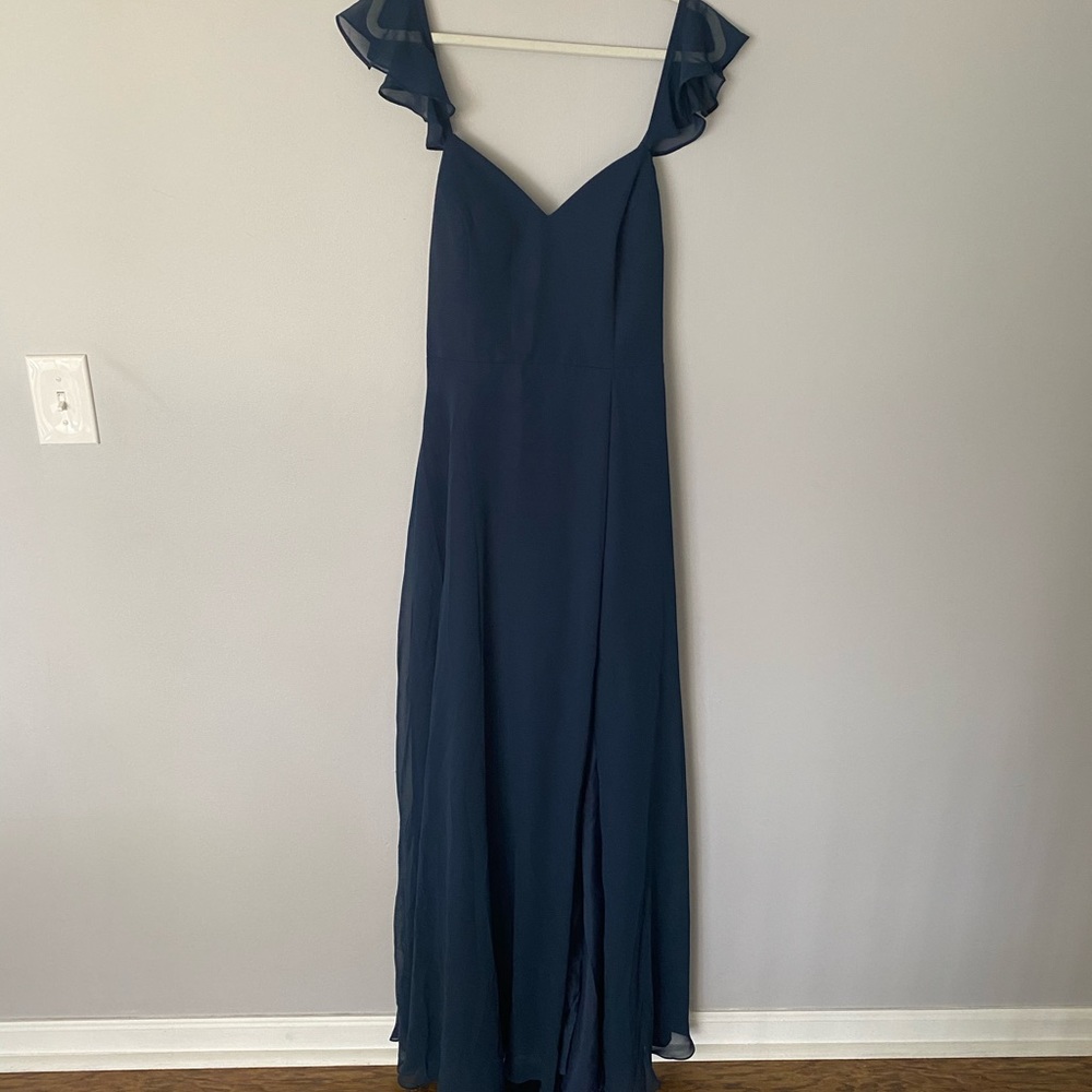 AZAZIE Everett Dress Navy size 14 - Picture 6 of 11
